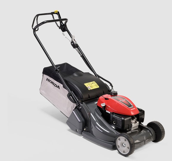 Honda HRX 476 C2QYEH Self-propelled. Roto-stop®. Rear roller. 73 litre grass bag.