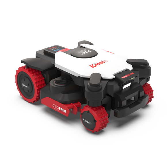 Kress KR281E Kress EyePilot® 4×4 RTKⁿ 1500 m² AI AWD robotic lawn mower with Stereo VSLAM camera, ZeroTrim wifi & 4G