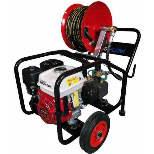 Maxflow Comet200 GX200 Honda Engine, 2200psi, 20M Reel, 14 LPM Comet pump and gearbox
