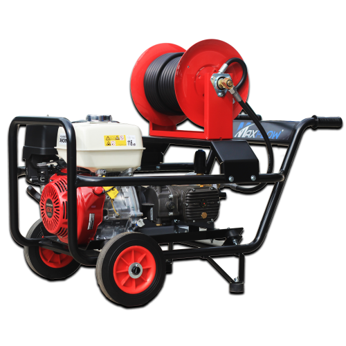 Maxflow Comet390 GX390 Honda Engine, 3000psi, 30m Reel, 21LPM, Comet pump and Gearbox